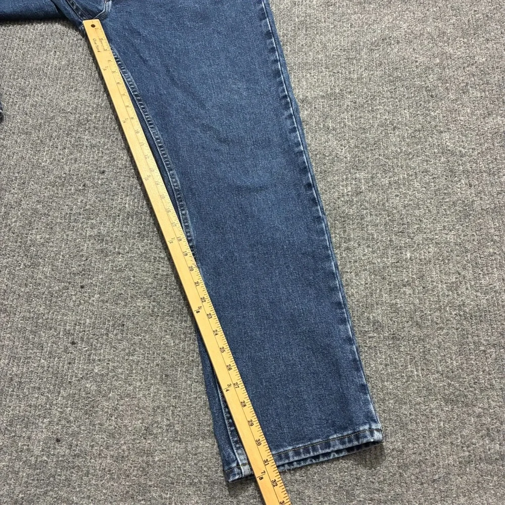 Genuine‎ Wrangler Mens Jeans Size 36x32 Blue Denim Regular Fit Cotton Vintage